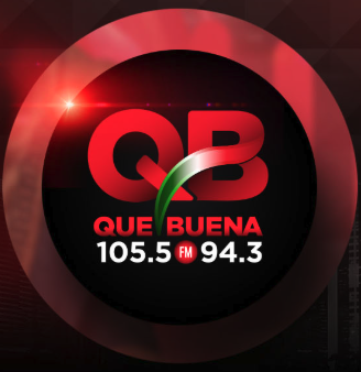 Logo of Que Buena 105.5/94.3 FM